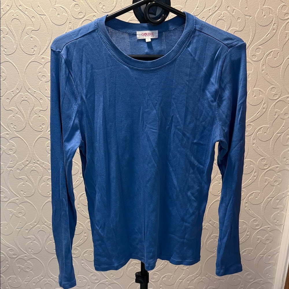 Goldie Vibrant Blue Crew Neck Top